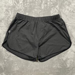 Rhone Shorts Womens Large Grey Lined Running Activewear Performance Training